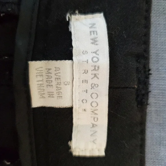 New York & Company Black Stretch Bootcut 8 Regular Dress Pants - Picture 6 of 11